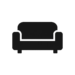 كنب راحة وستائر أنيقة